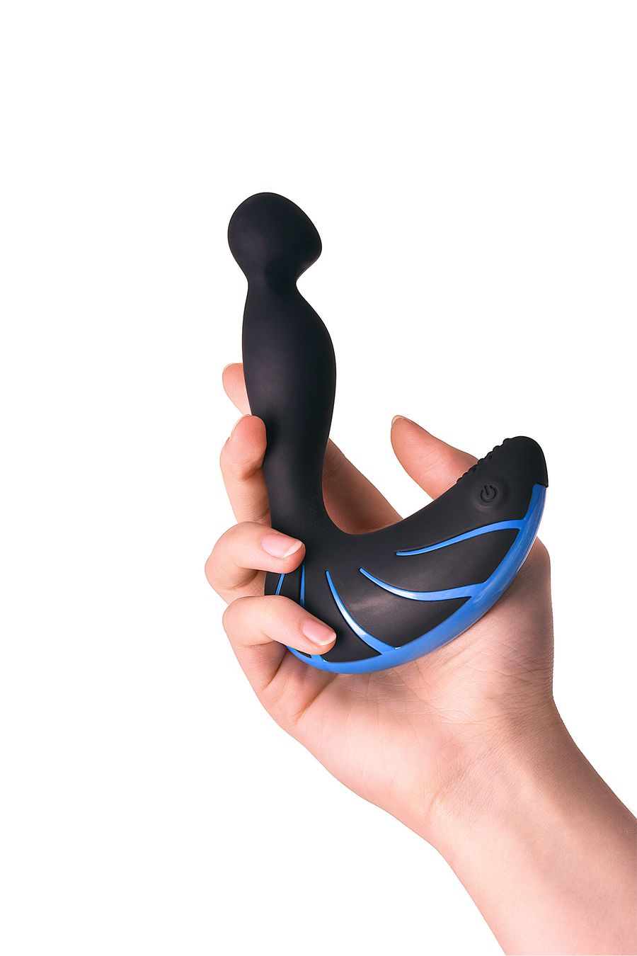 Стимулятор простаты Erotist Third, силикон, черный, 15,7 см (арт. 541303)