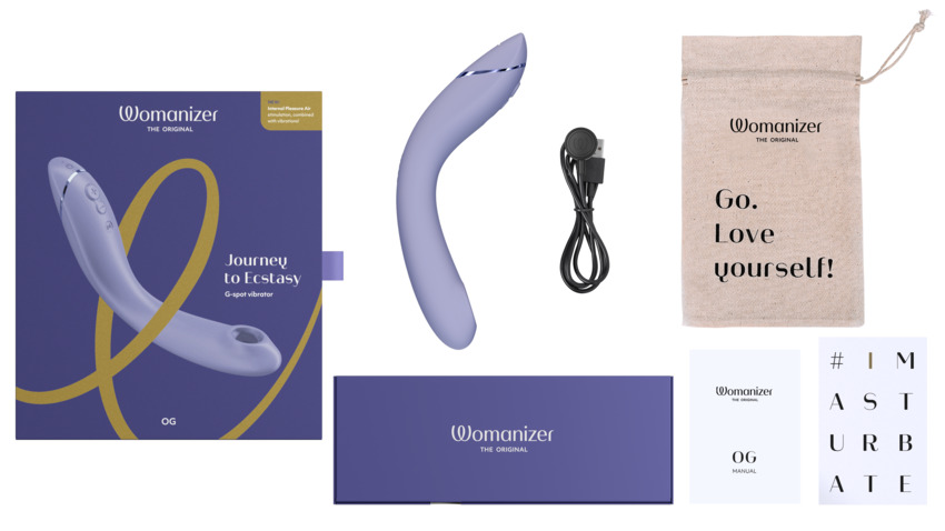Стимулятор G-точки Womanizer OG c технологией Pleasure Air и вибрацией, сиреневый (арт. WZ171SG6)