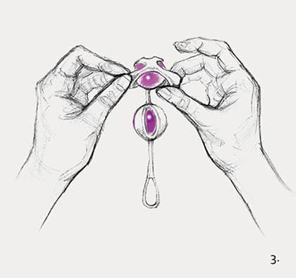 Gvibe Geisha Balls 2  - Шарики для тренировки интимных мышц, 3 см (розовый)