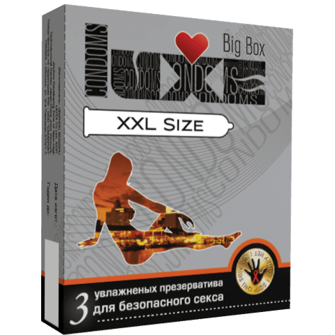 Презервативы LUXE №3  Big Box XXL