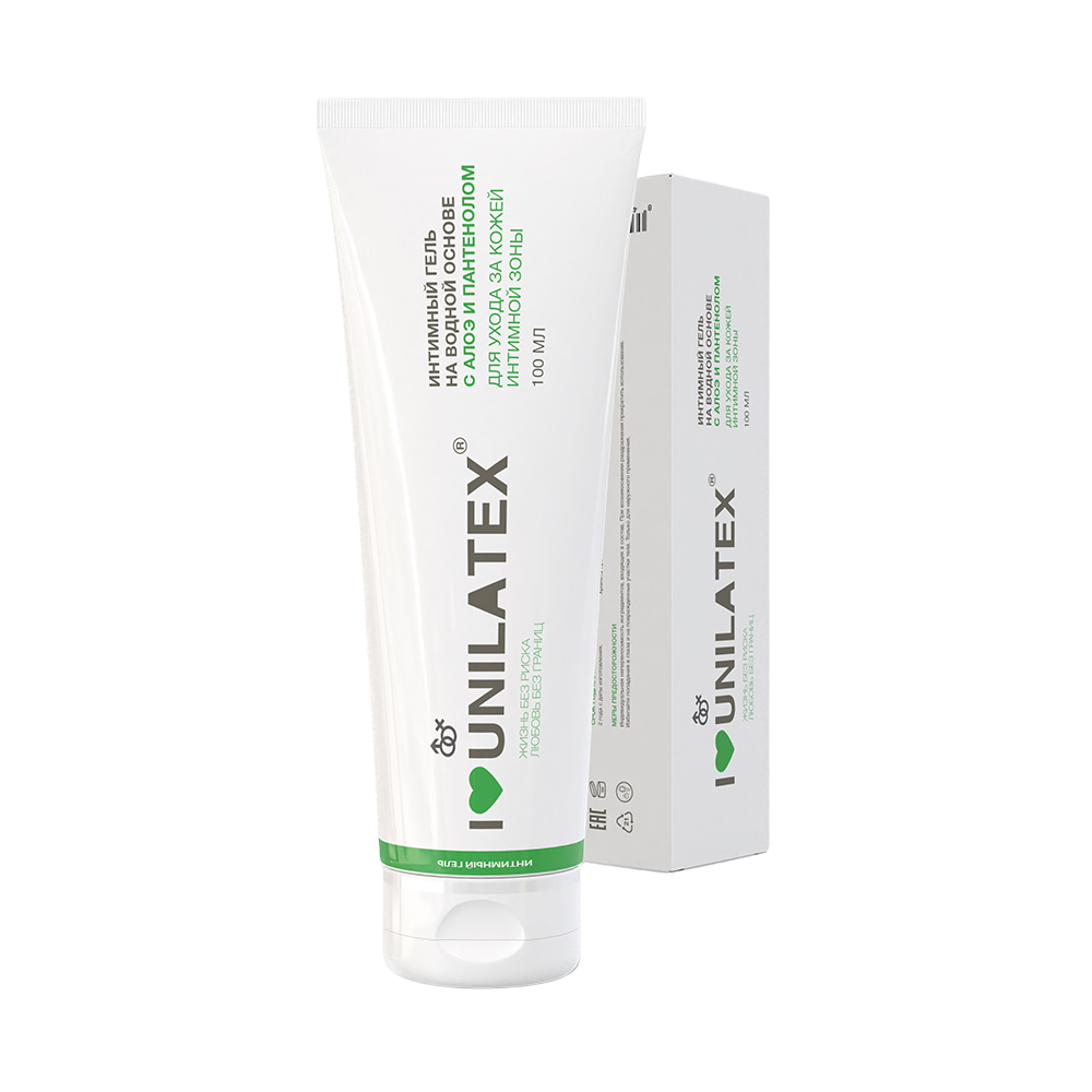 Интимный гель Unilatex Gel с алое и пантенолом 100 мл. (арт. 3024)