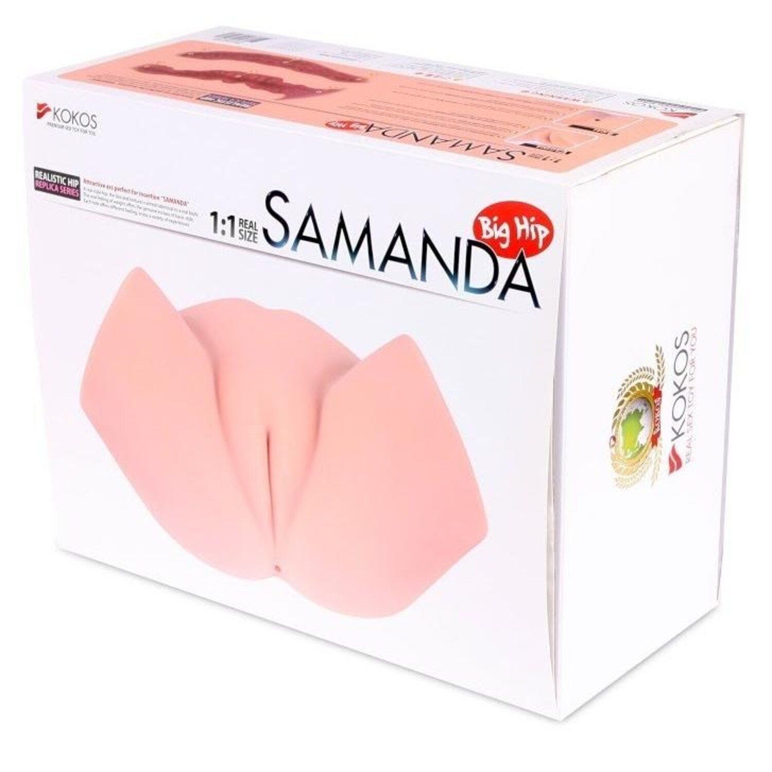 Samanda, мастурбатор  3D вагина,анус полуторс, без вибрации