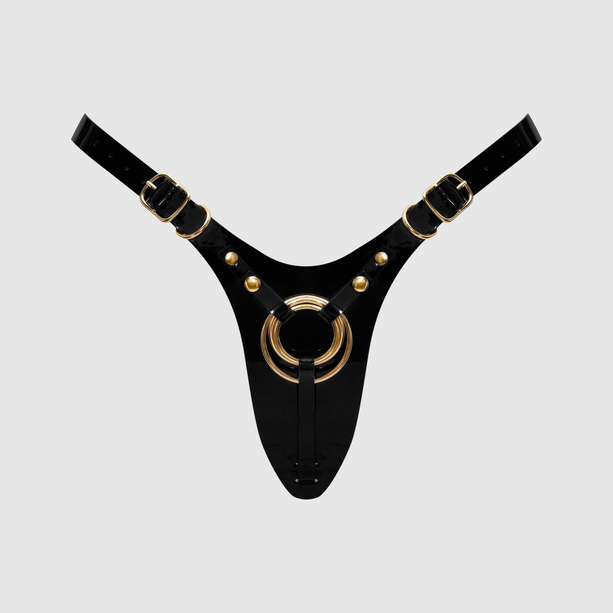 Пояс для страпона Strap-on-me HARNAIS SIMILI FABULOUS, черный