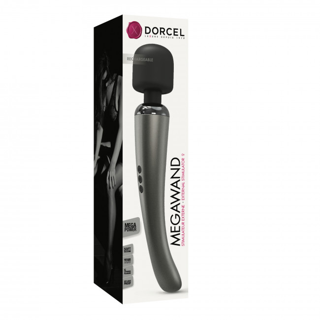 Вибратор MEGAWAND CHROME SILVER Dorcel (арт. 6072646D)