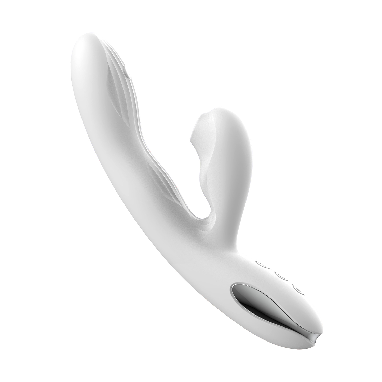 Вибратор BeYourLover Eria с вакуумной стимуляцией, функцией tapping и нагревом (арт. S106B)