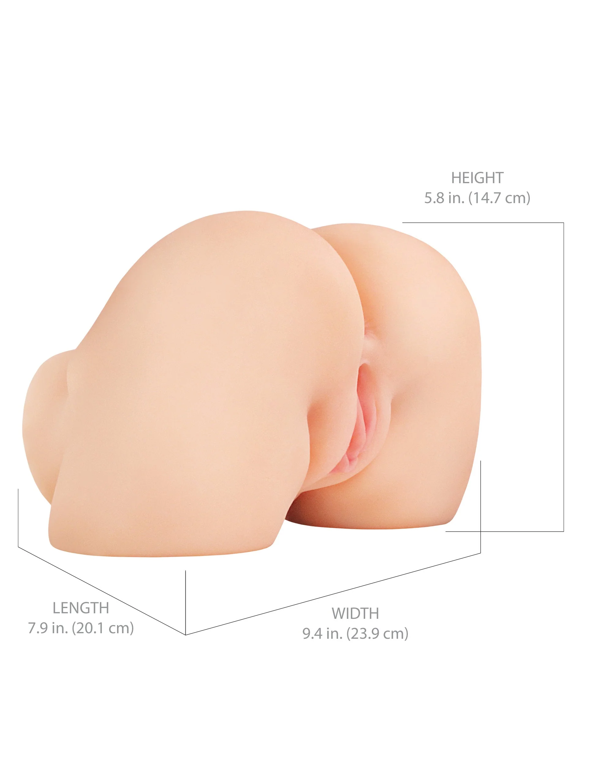 Мастурбатор с вибрацией PDX Plus Shake That Ass Vibrating  Light Pipedream RD63221PD