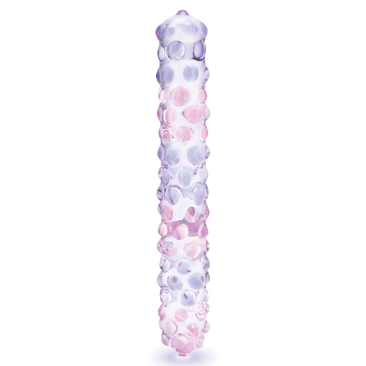 Фаллоимитатор с массажными точками 9" PURPLE ROSE