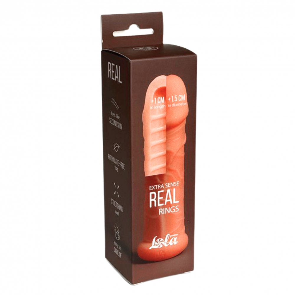 Фаллоудлинитель Real Extra Sense Rings, 13,5 см, Ø 3,5 см (арт. 7015-01lola)