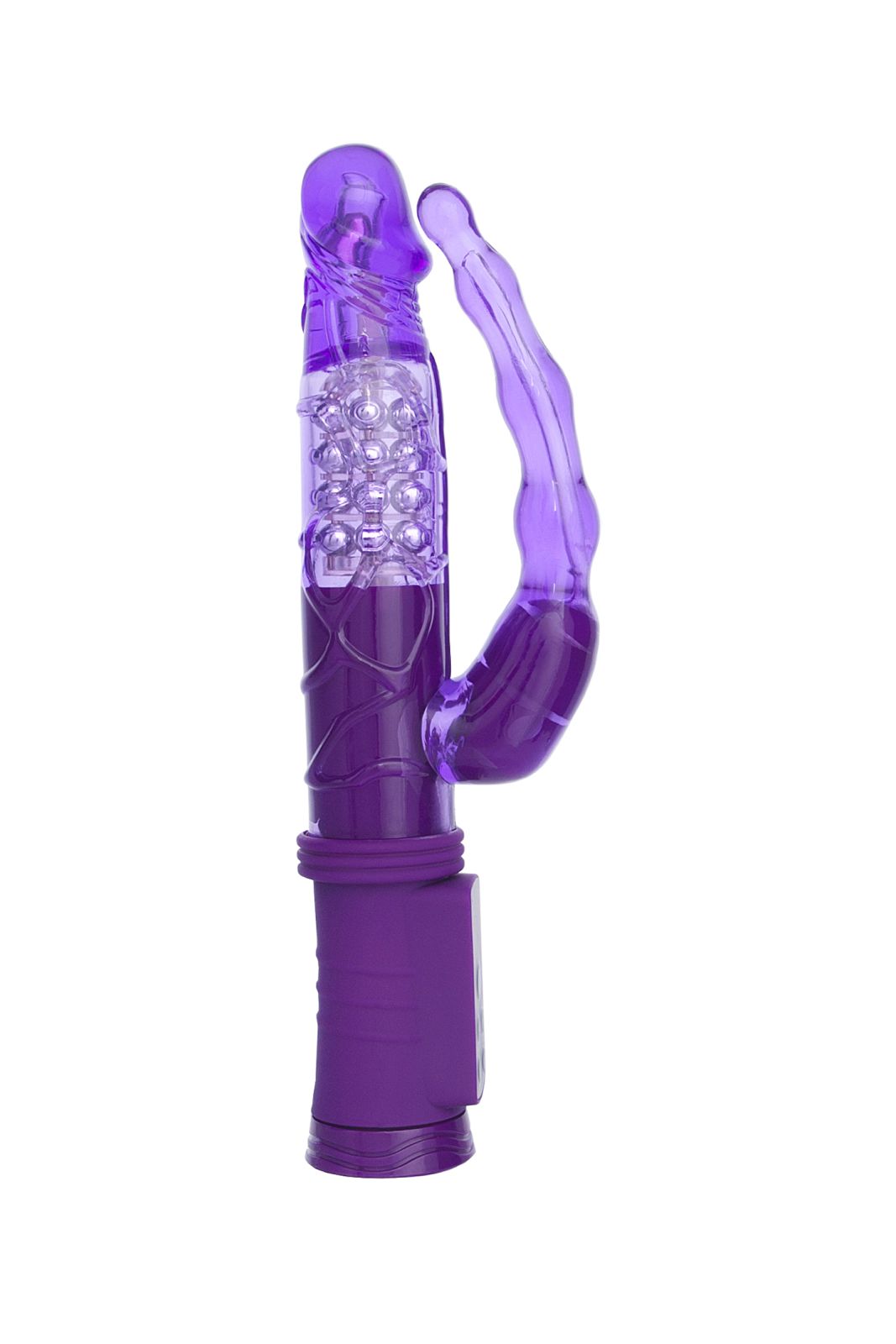Анально-вагинальный вибратор A-Toys by TOYFA High-Tech fantasy, TPR, фиолетовый, 22 см