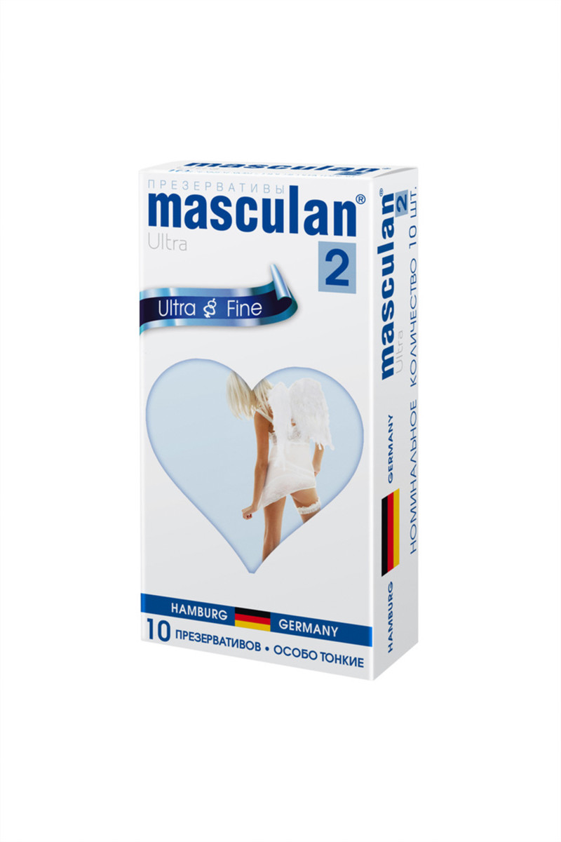 Презервативы Masculan, ultra 2, особо тонкие, 19 см, Ø 5,3 см (Ultra Fine)