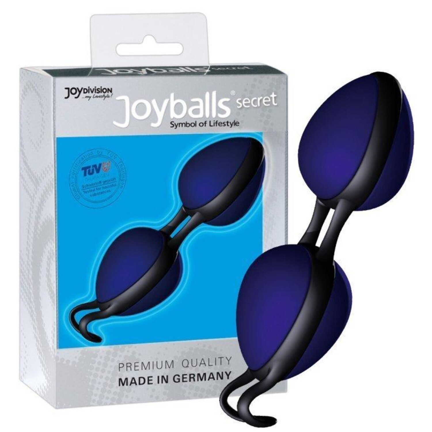 Joyballs secret, Schwarz-Schwarz вагинальные шарики синие