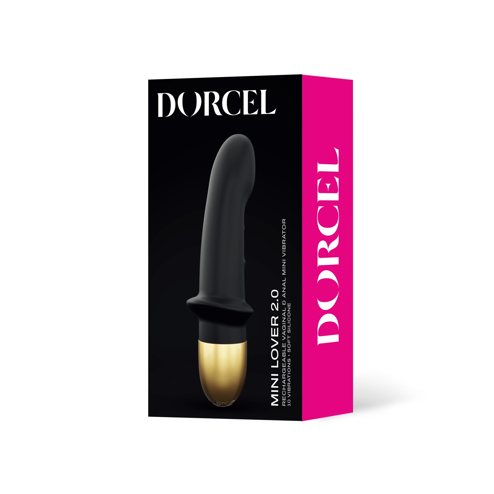 Вибратор Dorcel MINI LOVER BLACK 2.0, черный