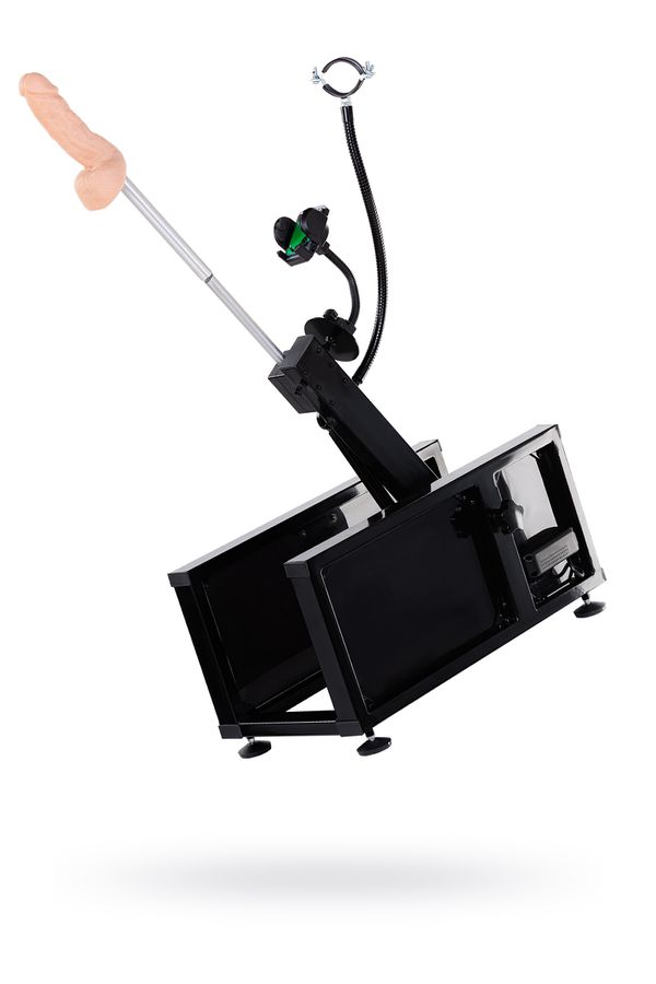 Секс-машина Дива Моушн (Diva Motion), с двумя насадками, металл, черная, 58 см (арт. 913543)