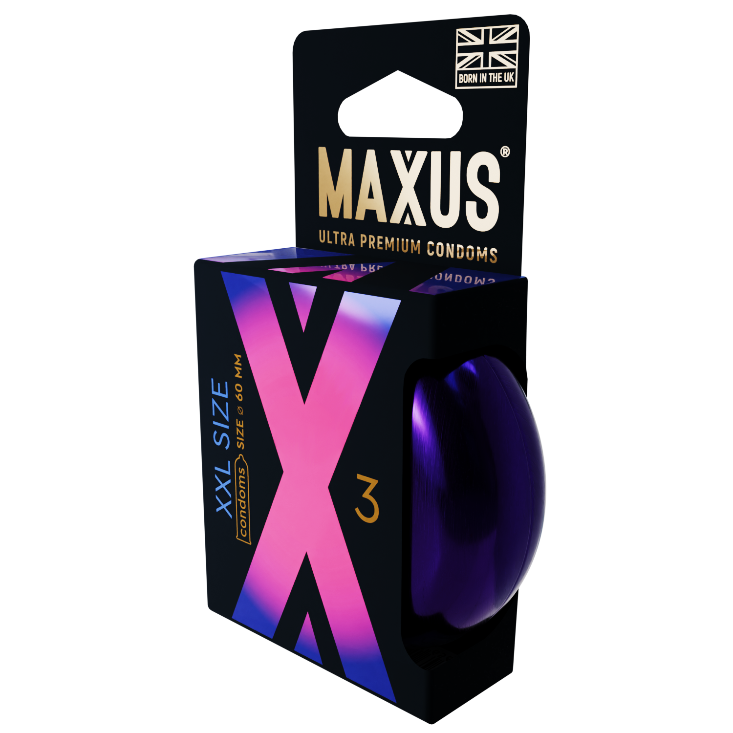 Презервативы MAXUS XXL №3, с увеличенным размером, 3 шт