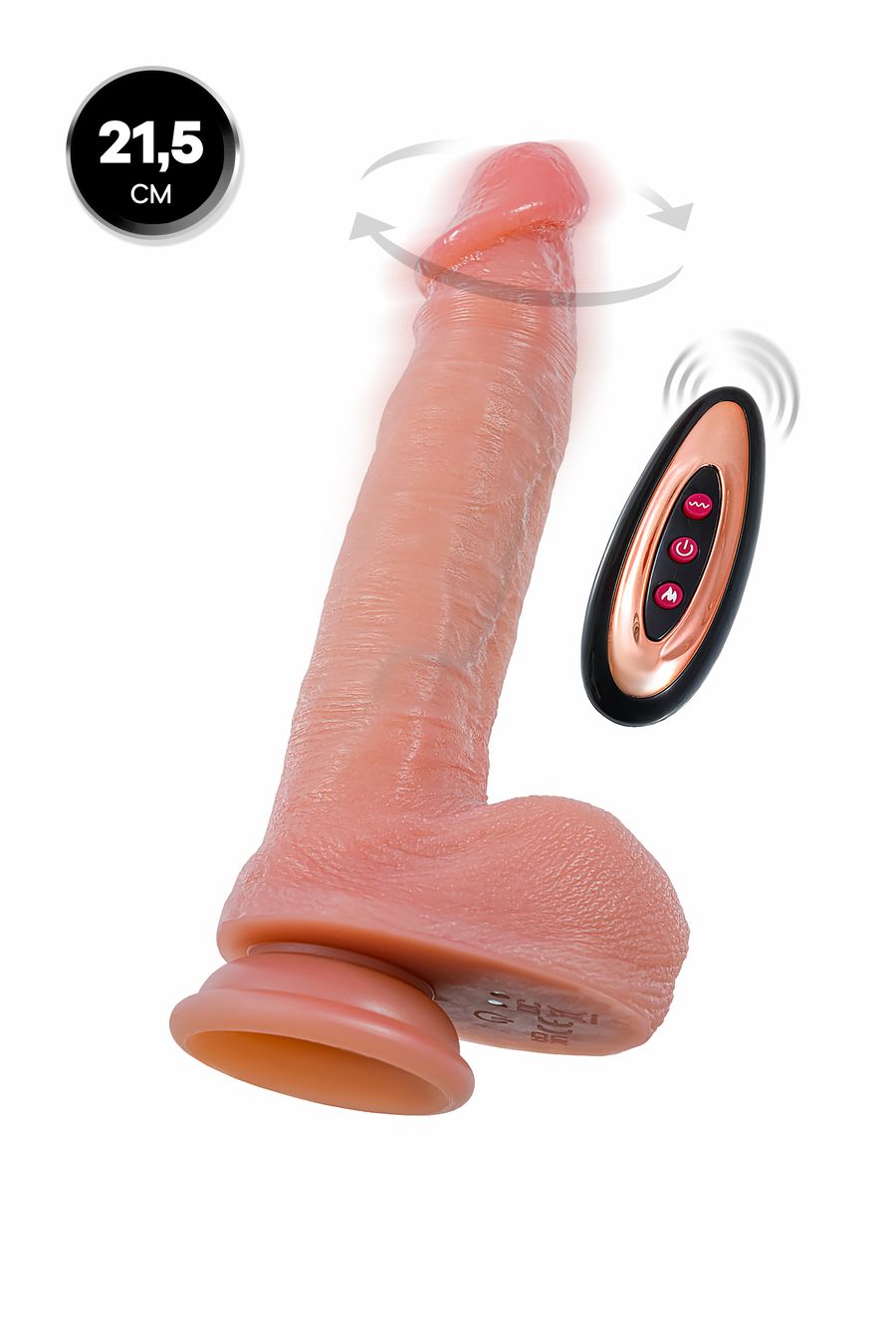 Ротатор реалистичный, Mr.Baton, RealSpins, силикон, 21,5см, Ø3,5 (арт. 691012)