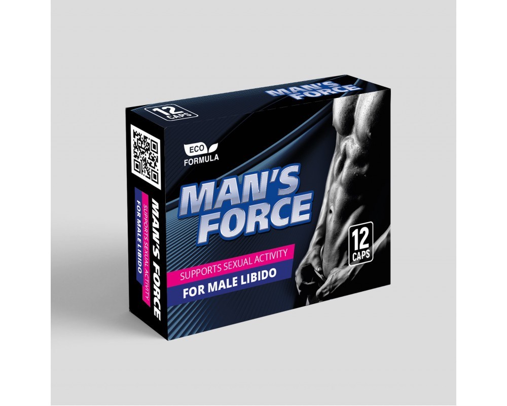Концентрат пищевой для мужчин MANS FORCE (12 капсул), арт. 4723