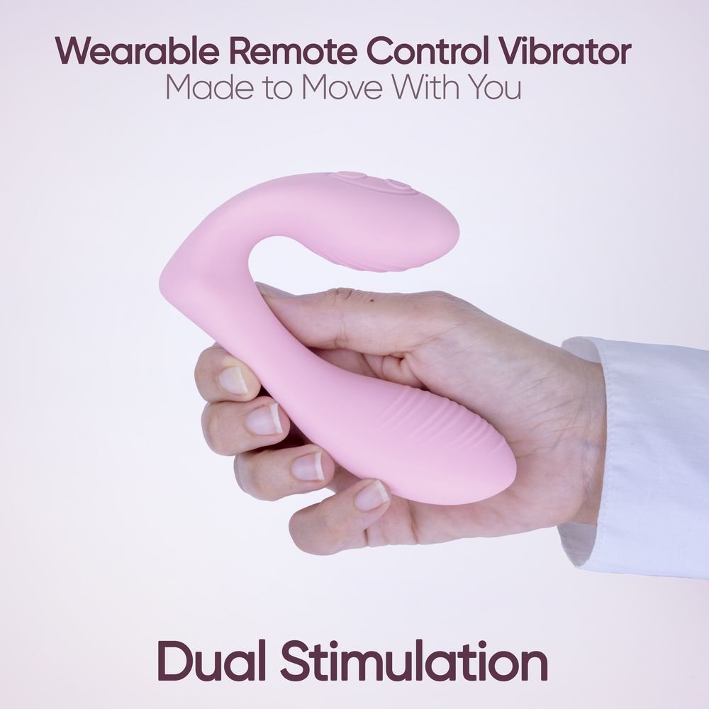 Вибратор Selove DuoFlex, розовый, 12,5 см (арт. SE103-pink)