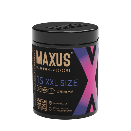Презервативы MAXUS XXL, с увеличенным размером, Х-Серия (X-Edition), 15 шт