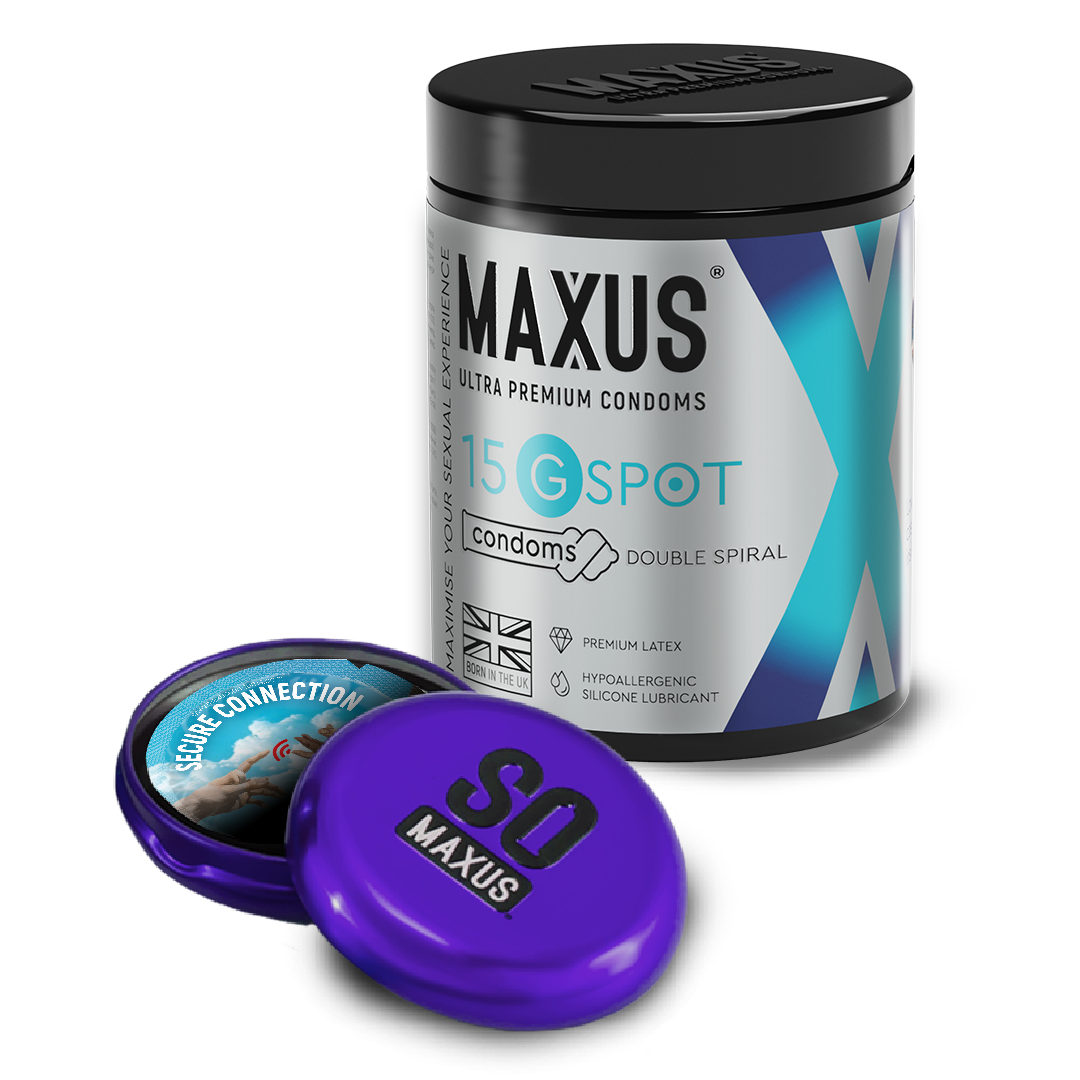 Презервативы MAXUS G spot, двойная спираль, 15 шт