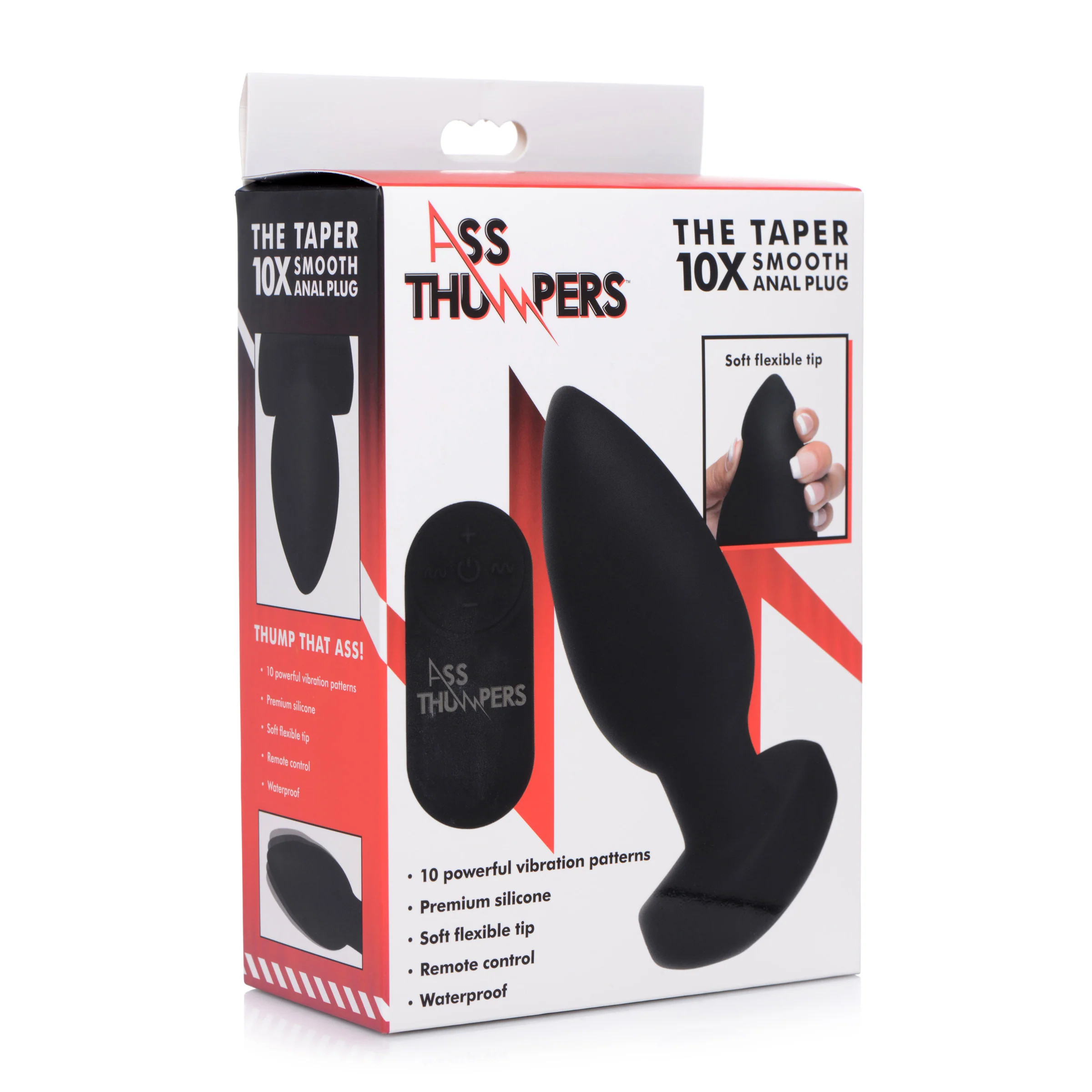 Ass Thumpers - анальная пробка с вибрацией, 13х4.3 см