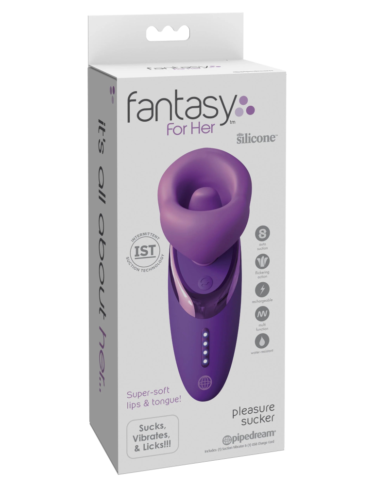 Вакуумный стимулятор Fantasy for Her Pleasure Sucker - Purple Pipedream