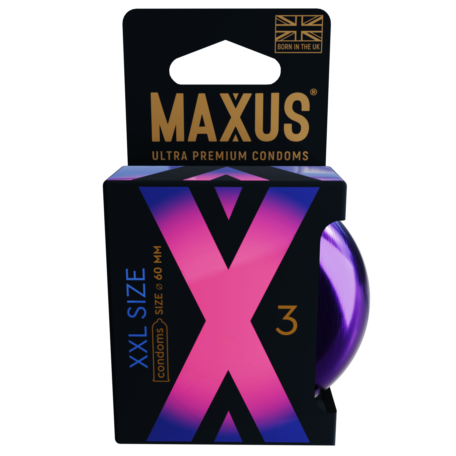 Презервативы MAXUS XXL №3, с увеличенным размером, 3 шт