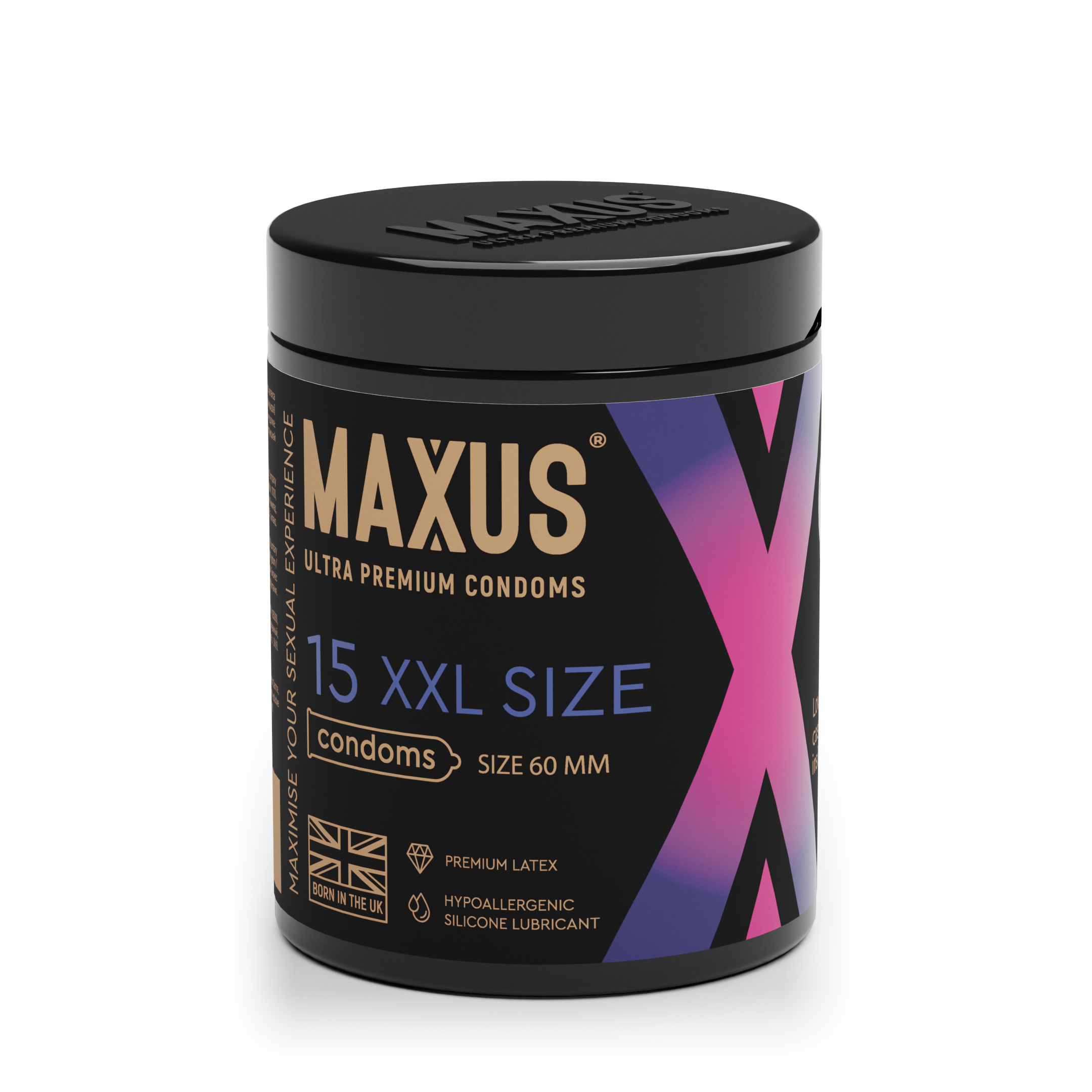 Презервативы MAXUS XXL №15, с увеличенным размером, 15 шт