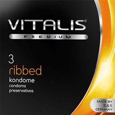 VITALIS №3 Ribbed Презервативы ребристые