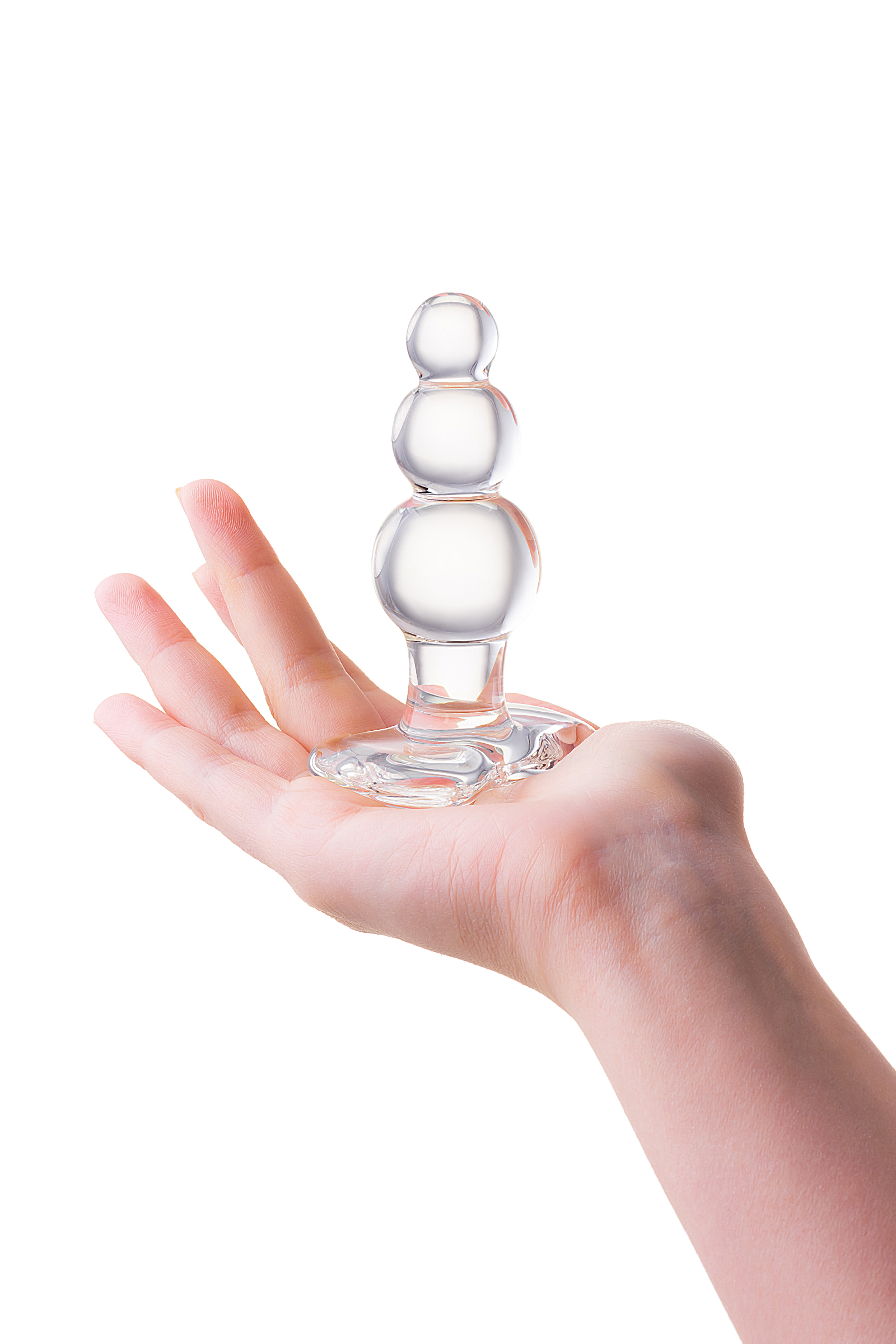 Анальная втулка Sexus Glass, стекло, прозрачная, 10,5 см, Ø 3,5 см (арт. 912178)