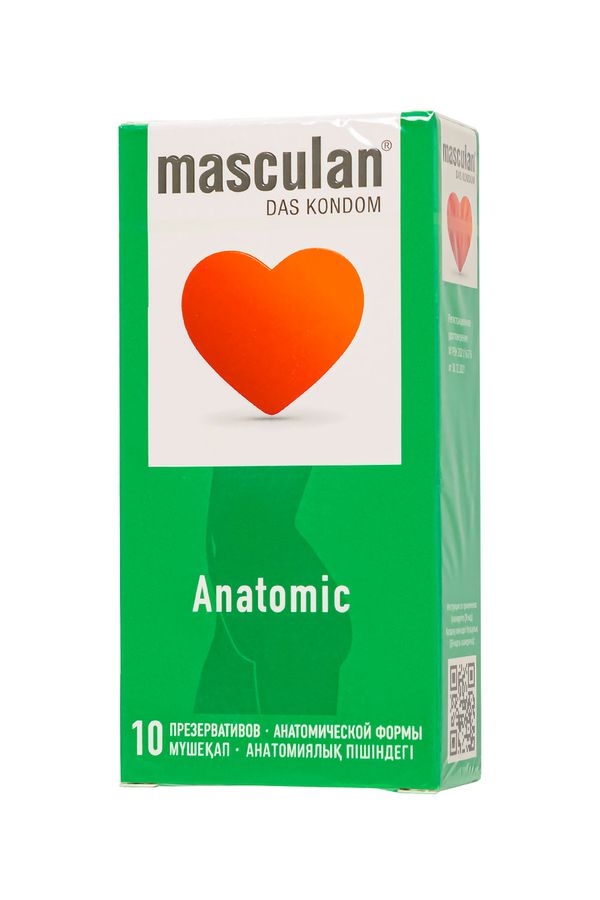 Презервативы Masculan, 19 см, Ø5,3, Анатомические (Anatomic)