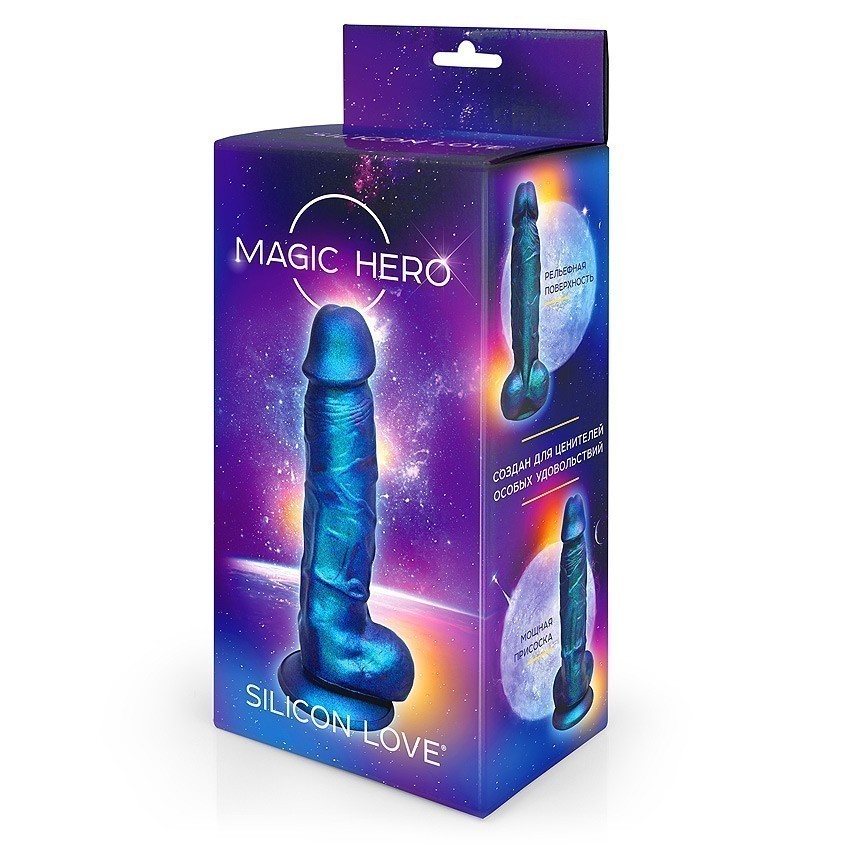 Фаллоимитатор Magic Hero, 17 см, Ø3,3 см (арт. MH-13057)