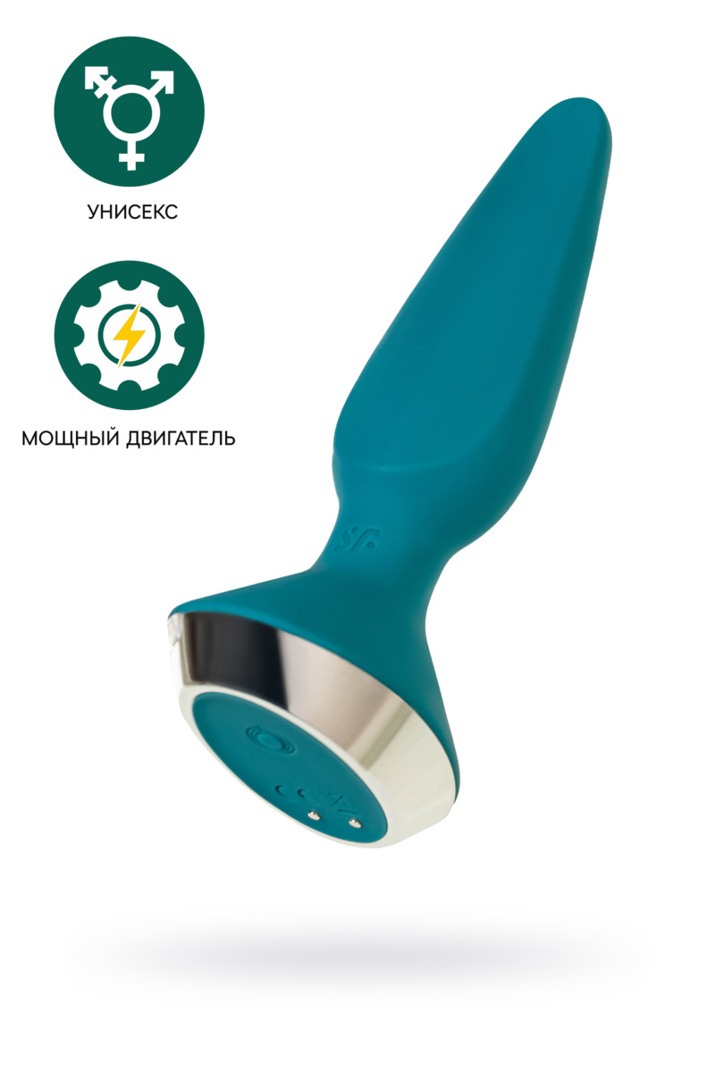 Анальная втулка Satisfyer ilicious 1, Ø 4,3 см, зеленая (J2018-138-1)