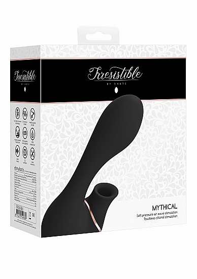 Вакуумно-волновой стимулятор Irresistible Mythical, черный