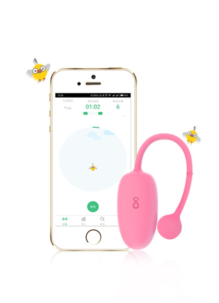 Тренажер Кегеля Magic Motion Kegel Coach, розовый, 19 см, Ø 3 см (арт. 861090)