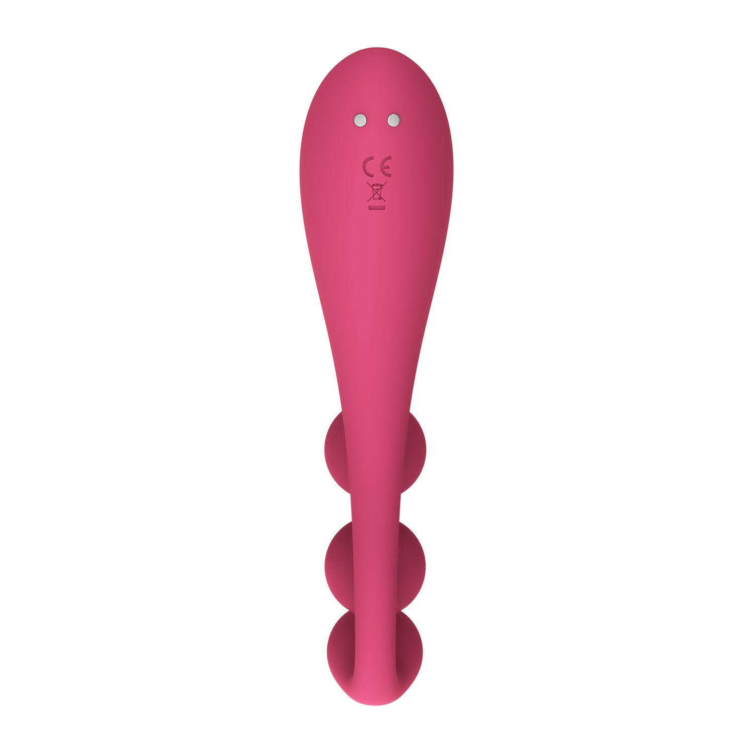 Тройной вибромассажёр Satisfyer Tri Ball 1, красный