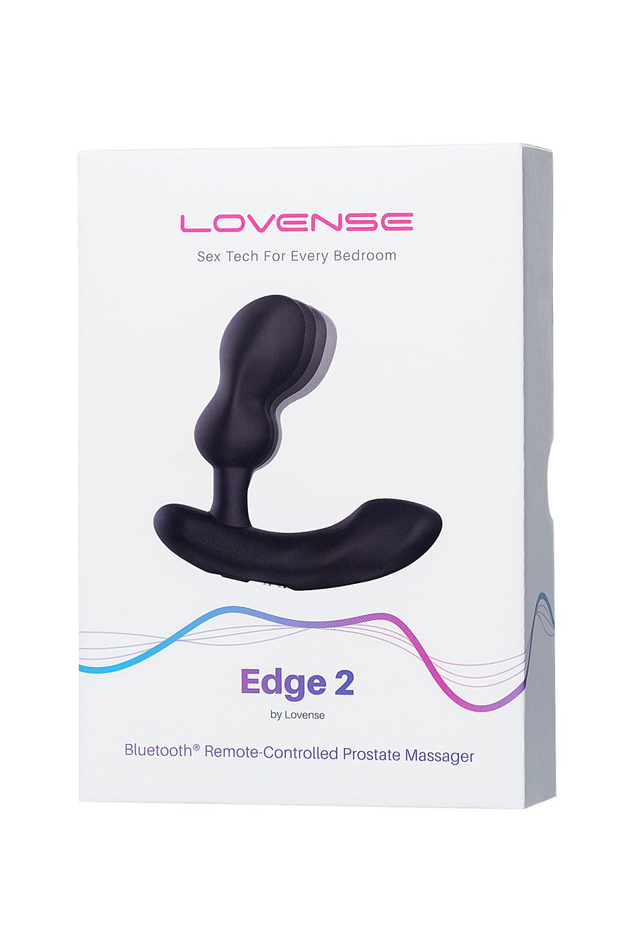 Стимулятор простаты LOVENSE Edge 2, силикон, черный, 12,4 см (арт. LE-12)