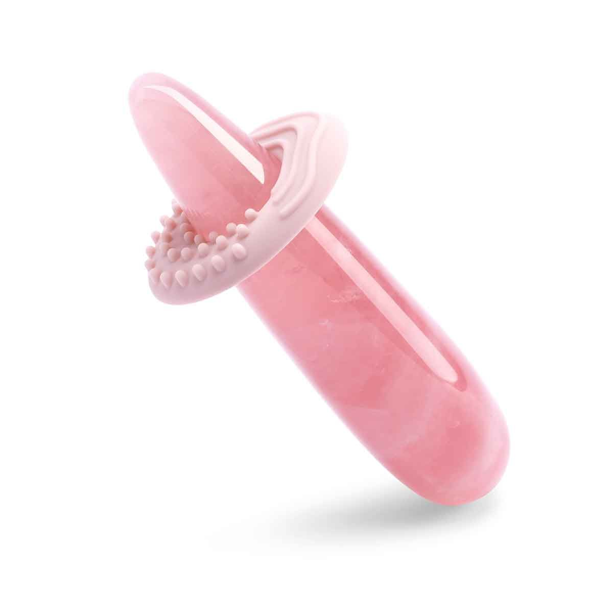 Массажер le WAND Crystal Wand розовый кварц
