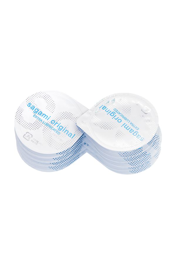 Презервативы Sagami Original 002 EXTRA LUB, полиуретан, 12 шт.