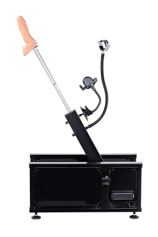 Секс-машина Дива Моушн (Diva Motion), с двумя насадками, металл, черная, 58 см (арт. 913543)