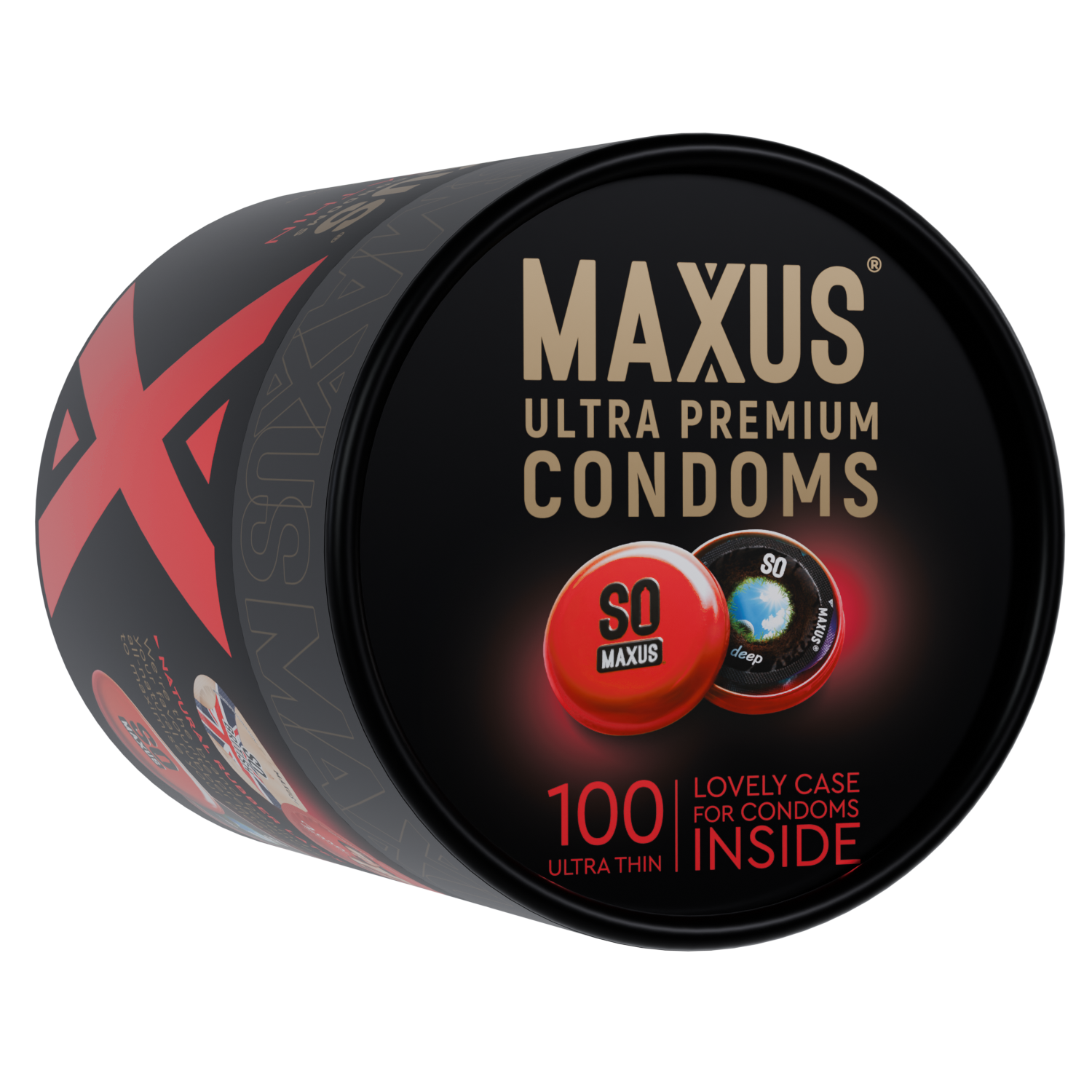 Презервативы MAXUS Ultra Thin с кейсом, ультратонкие X-Edition, 100 шт