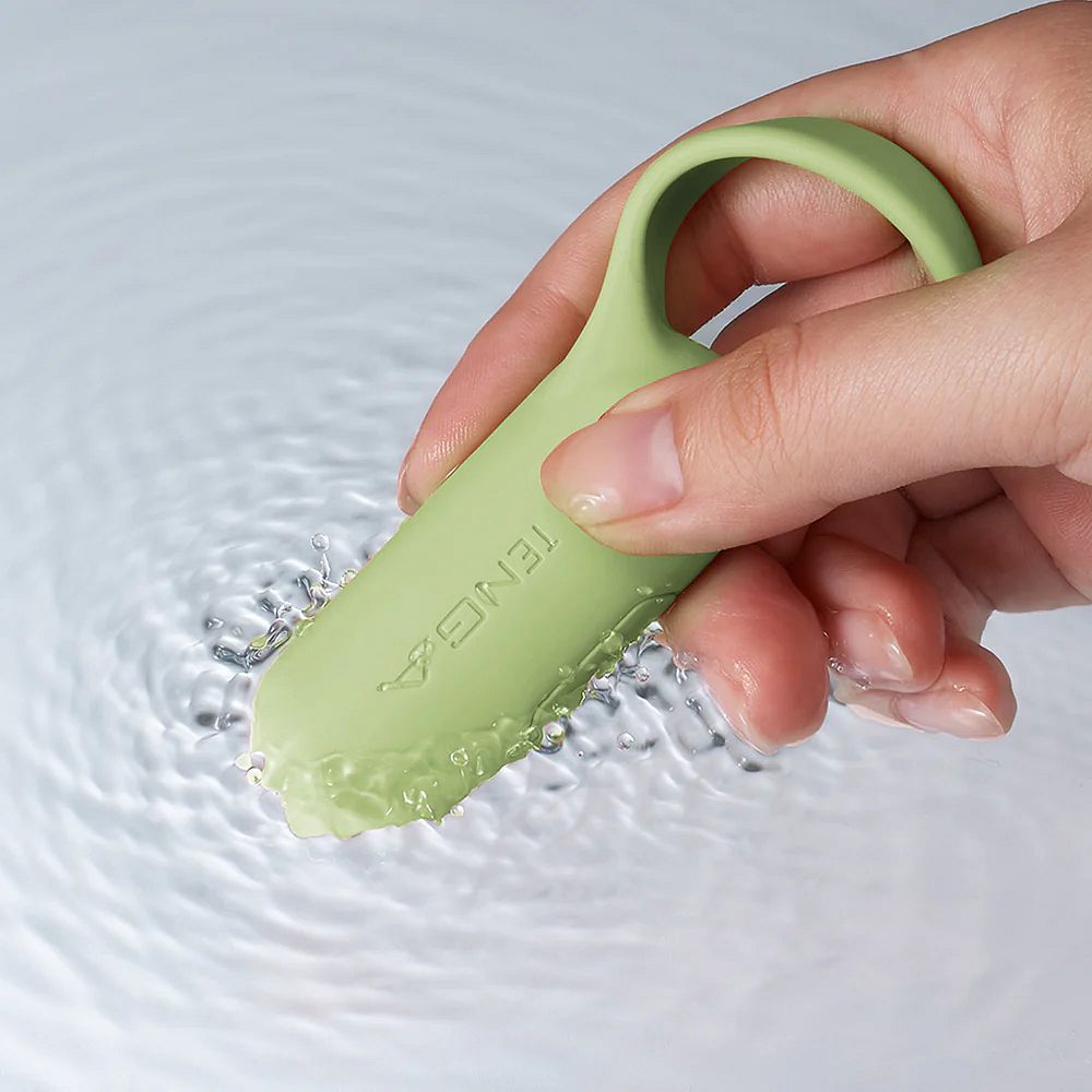Эрекционное кольцо Tenga paiRING+ с усиленной вибрацией, лайм