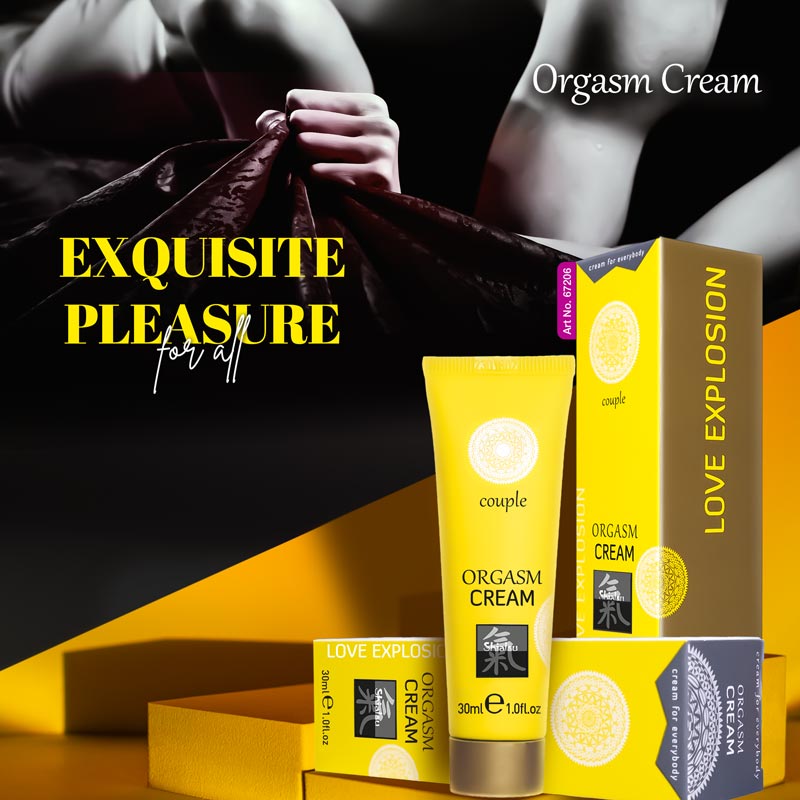 Стимулирующий интимный гель Shiatsu Orgasm Cream для двоих 30 мл