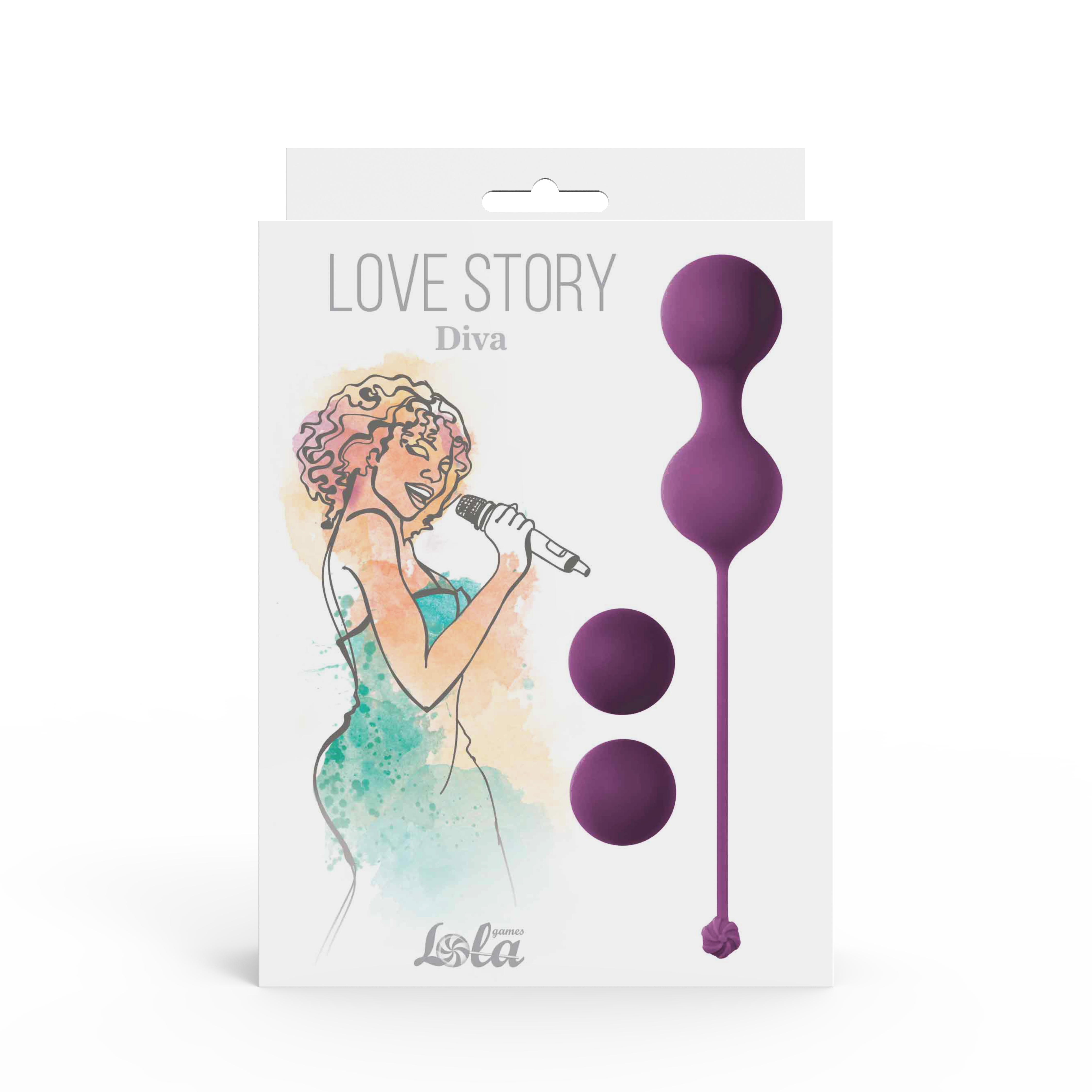 Набор вагинальных шариков Love Story Diva Lavender Sunset