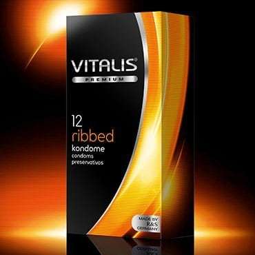 VITALIS №12 Ribbed Презервативы ребристые