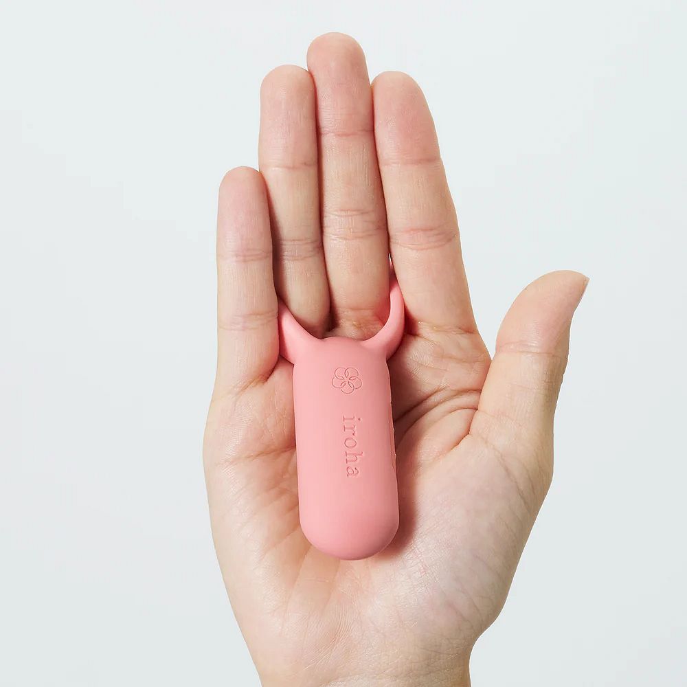 Эрекционное кольцо iroha paiRING Coral Pink с вибрацией