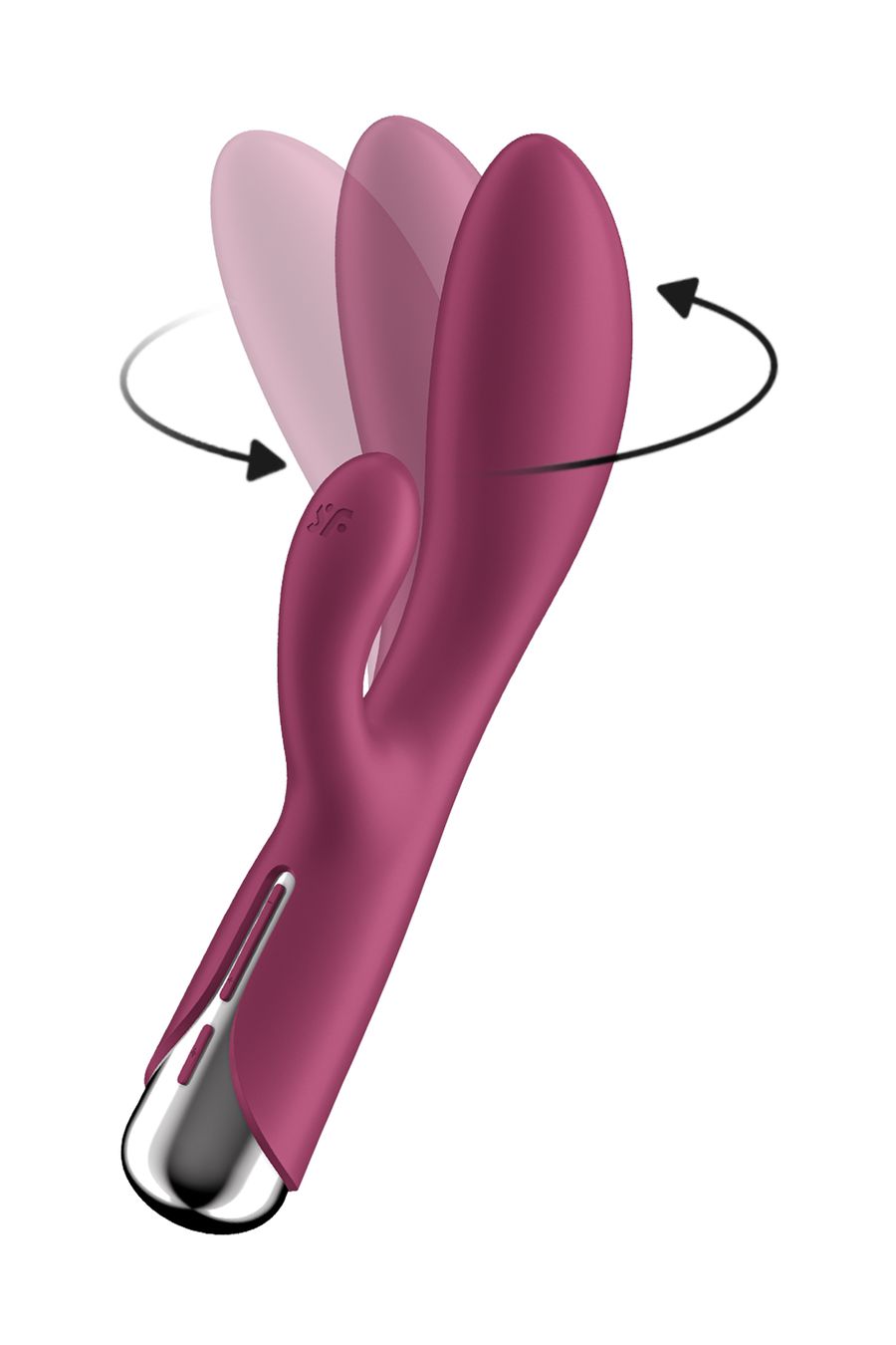 Вибратор кролик Сатисфайер Спиннинг Рэббит 1 (Satisfyer Spinning Rabbit 1), красный (арт. 4048727)