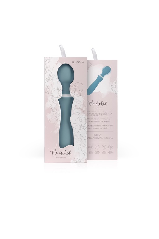 Универсальный вибромассажер The Orchid Wand Vibrator зеленый
