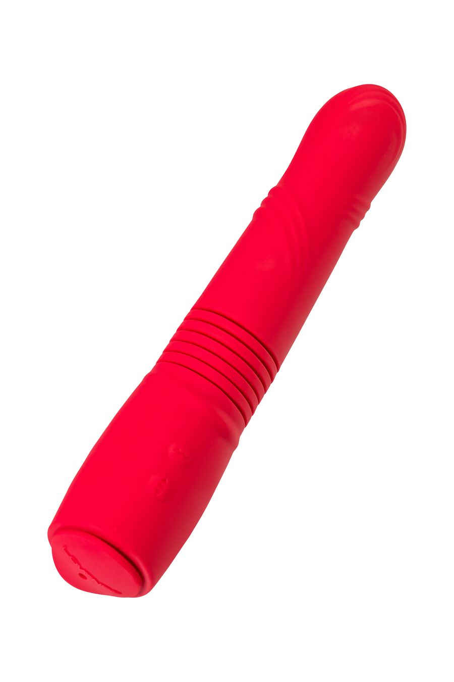 Фрикционный фаллоимитатор с вибрацией LOVENSE Gravity, красный, силикон, 25,9 см (арт. LE-26)