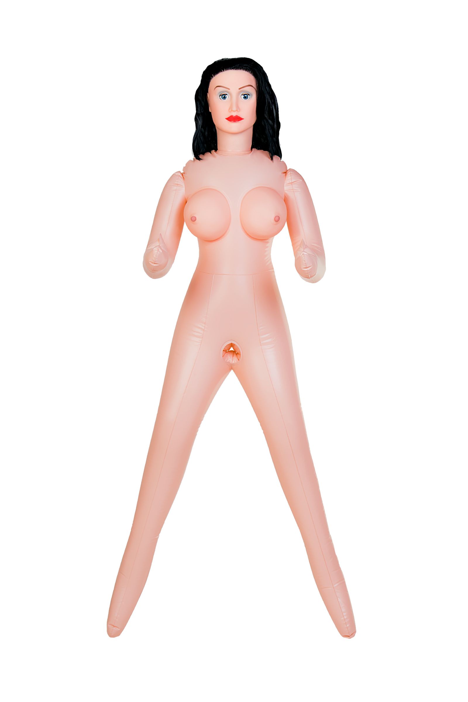 Кукла надувная Dolls-X by TOYFA Kaylee с реалистичной головой, брюнетка, кибер вставка вагина – анус