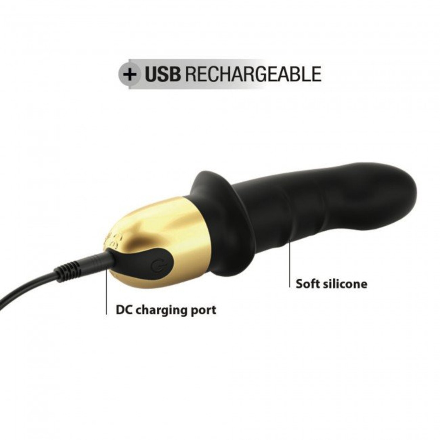 Вибратор Dorcel MINI LOVER BLACK 2.0, черный